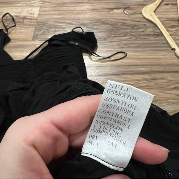 Tadashi Shoji Annika Black Long Gown Dress 6L2021L - Picture 12 of 16